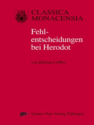 cover image of Fehlentscheidungen bei Herodot